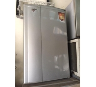 Tủ lạnh mini 90L Sanyo màu xám nguyên bản ga lốc