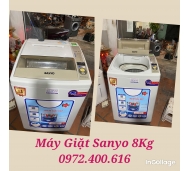 Máy giặt Sanyo 8Kg  nguyên bản 100%